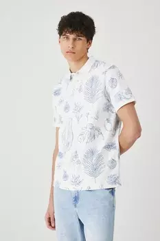 Хлопковая поло Medicine, белый