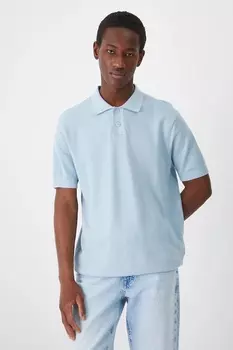 Хлопковая поло Medicine, бирюзовый