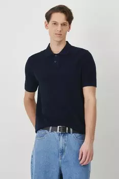 Хлопковая поло Medicine, темно-синий