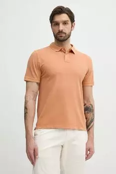 Хлопковая поло Pepe Jeans, оранжевый