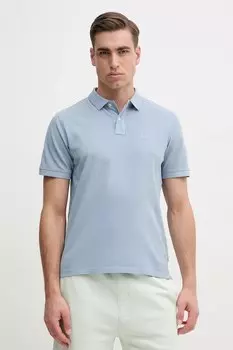 Хлопковая поло Pepe Jeans, синий