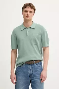 Хлопковая поло Pepe Jeans, зеленый