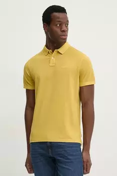 Хлопковая поло Pepe Jeans, желтый