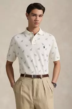 Хлопковая поло Polo Ralph Lauren, белый