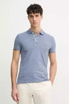 Хлопковая поло Tommy Hilfiger, синий
