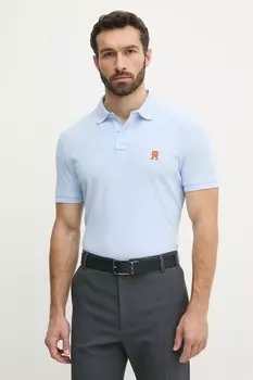 Хлопковая поло Tommy Hilfiger, синий