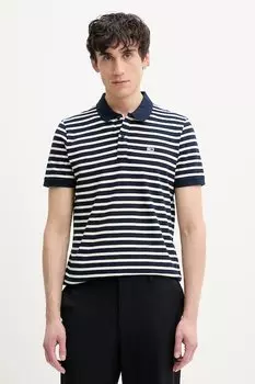 Хлопковая поло Tommy Jeans, темно-синий