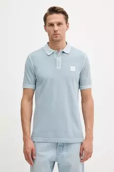 Хлопковая поло United Colors Of Benetton, синий