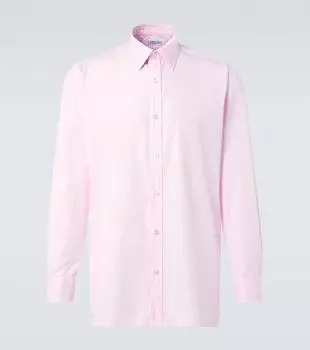 Хлопковая поплиновая рубашка Charvet, розовый