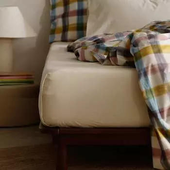 Хлопковая простыня Florencia плотностью 200 нитей Bassols, естественный