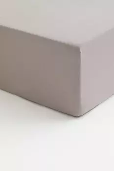 Хлопковая простыня на подкладке H&M, 180x200 см, серый