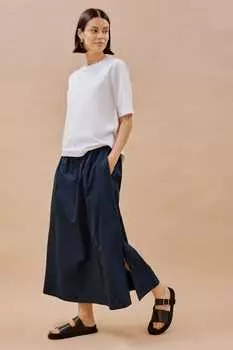 Хлопковая пышная юбка Albaray, синий