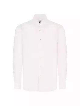 Хлопковая рубашка Alessandro Gherardi, белый