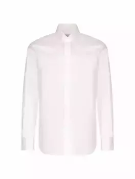 Хлопковая рубашка Alessandro Gherardi, белый