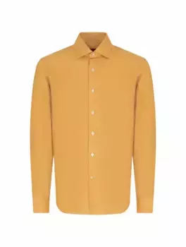 Хлопковая рубашка Alessandro Gherardi, оранжевый