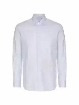 Хлопковая рубашка Alessandro Gherardi, синий