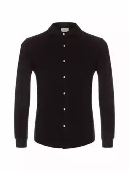 Хлопковая рубашка Altea, черный