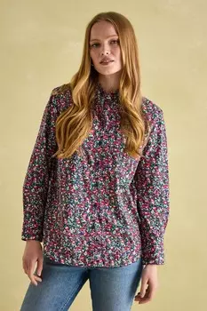 Хлопковая рубашка Амилла Joules, мультиколор