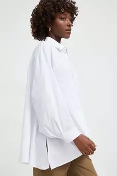 Хлопковая рубашка Answear Lab, белый