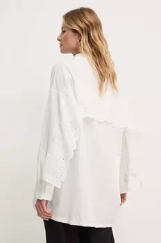 Хлопковая рубашка Answear Lab, белый