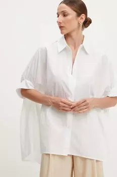 Хлопковая рубашка Answear Lab, белый