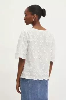 Хлопковая рубашка Answear Lab, белый