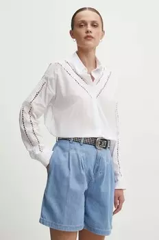 Хлопковая рубашка Answear Lab, белый