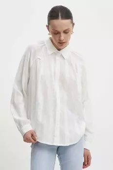 Хлопковая рубашка Answear Lab, белый