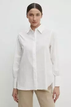 Хлопковая рубашка Answear Lab, белый