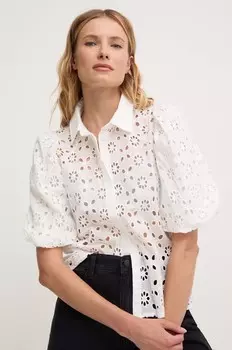 Хлопковая рубашка Answear Lab, белый