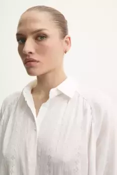 Хлопковая рубашка Answear Lab, белый