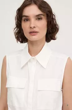 Хлопковая рубашка Answear Lab, белый