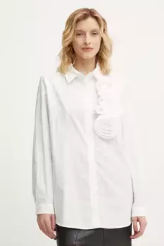 Хлопковая рубашка Answear Lab, белый