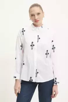 Хлопковая рубашка Answear Lab, белый