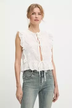 Хлопковая рубашка Answear.Lab, белый