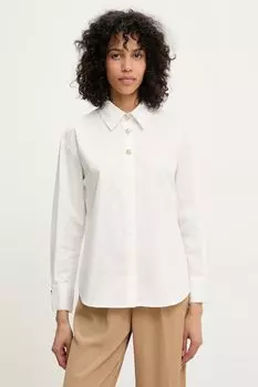 Хлопковая рубашка Answear.Lab, белый