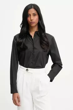 Хлопковая рубашка Answear.Lab, черный