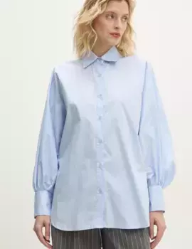 Хлопковая рубашка Answear Lab, синий