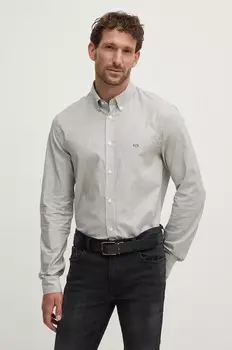 Хлопковая рубашка Armani Exchange, белый