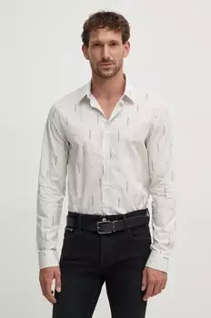 Хлопковая рубашка Armani Exchange, белый