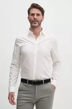 Хлопковая рубашка Armani Exchange, белый