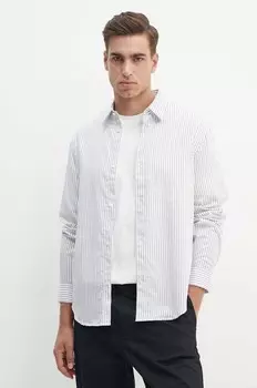 Хлопковая рубашка Armani Exchange, белый