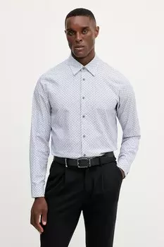 Хлопковая рубашка Armani Exchange, синий
