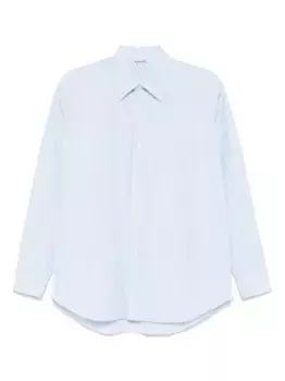 Хлопковая рубашка Auralee, синий