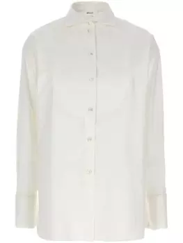 Хлопковая рубашка Bally, белый