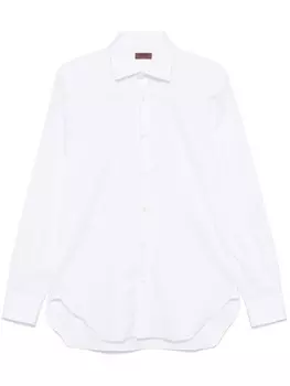 Хлопковая рубашка Barba, белый