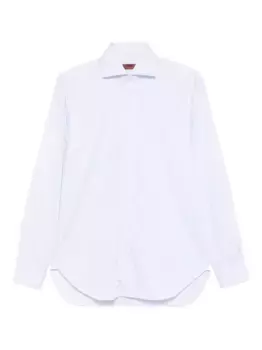 Хлопковая рубашка Barba, белый