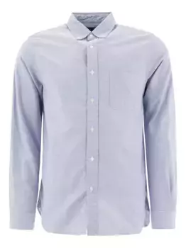 Хлопковая рубашка BEAMS PLUS, синий