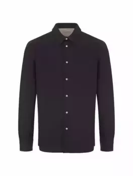 Хлопковая рубашка Benoit Officine Generale, тёмно-синий