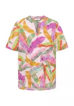 Хлопковая рубашка блузка Eterna, розовый